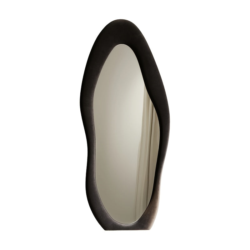 irregular   full length mirror safe rounded