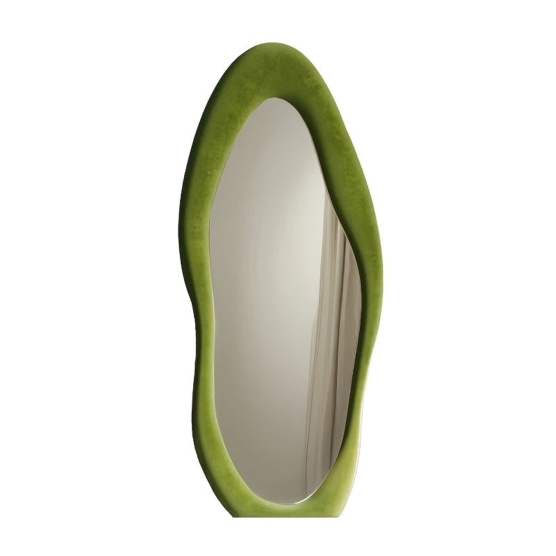 irregular   full length mirror safe rounded
