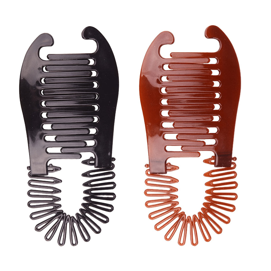 2pcs plastic interlocking banana clip   interlocking