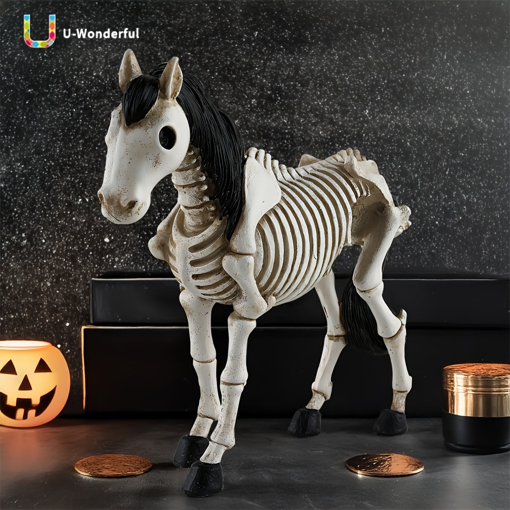unique halloween party gift featuring a skeleton horse