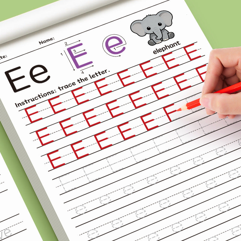 alphabet practice workbook   pattern based letter