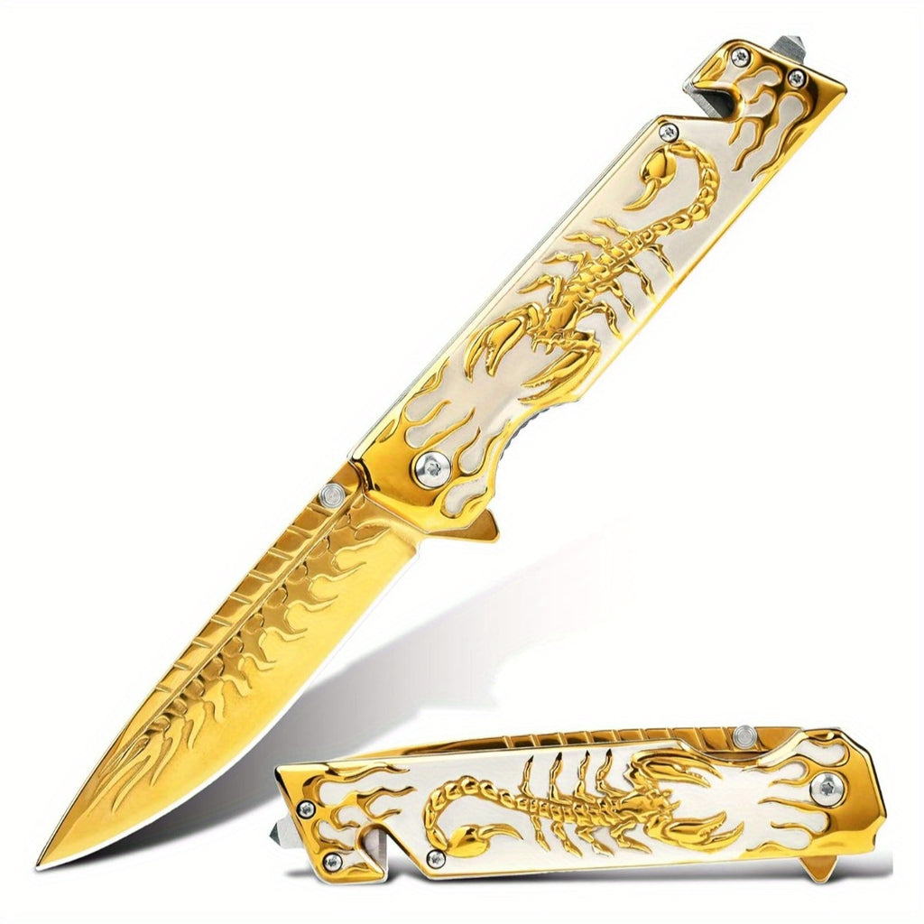 pattern folding knife outdoor camping pocket knife