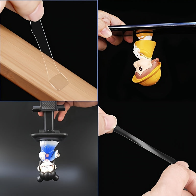 transparent double sided   dots removable sticky