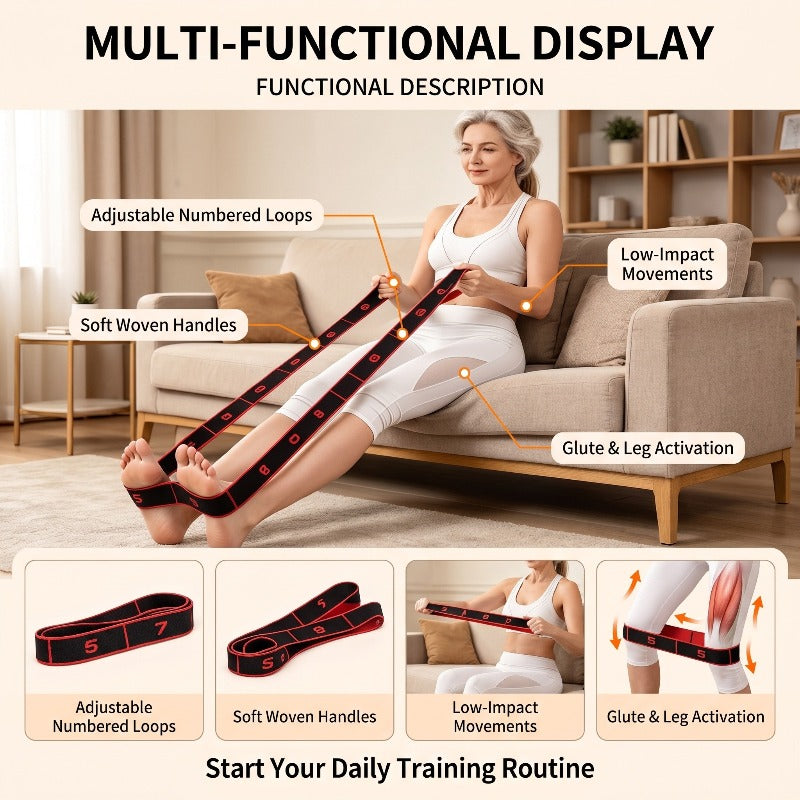 yoga pull band 1pc fitness home physiotherapy