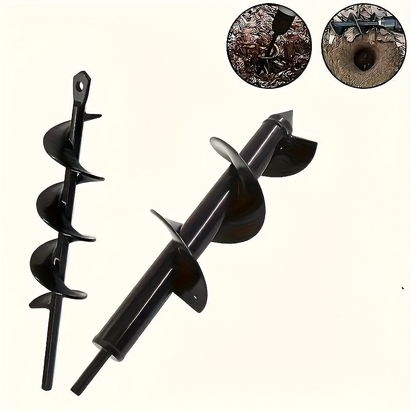 quick plant heavy duty auger drill bit metal garden tool