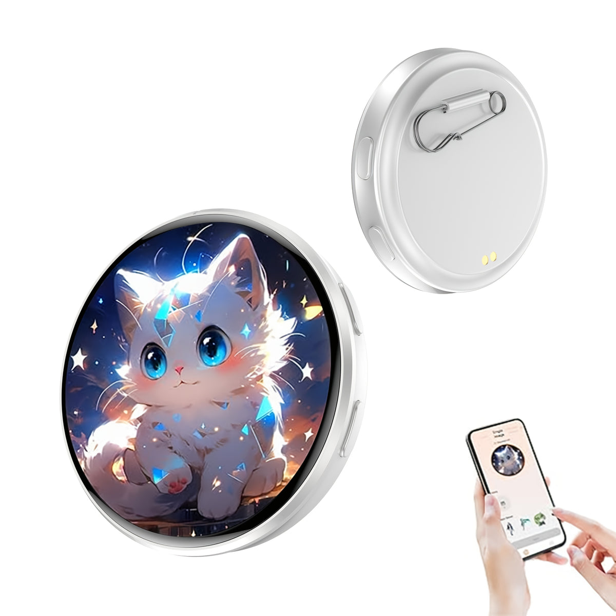 2026 new electronic badge display   high frame