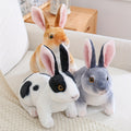 1pc cute simulation rabbit plush toy soft rabbit stuffed