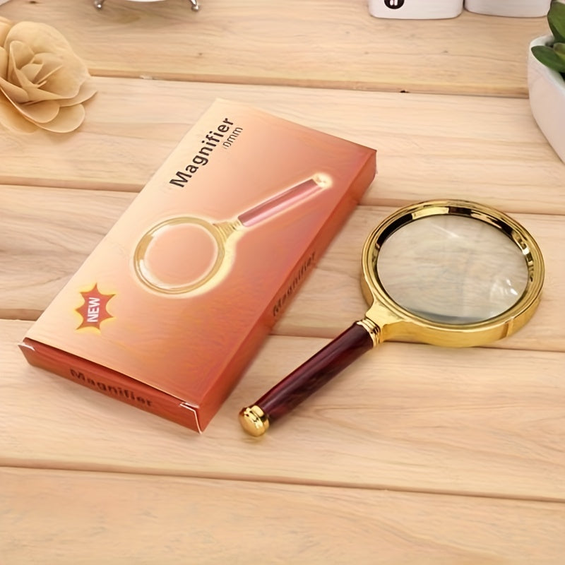 1pc metal magnifying glass 50  definition handheld