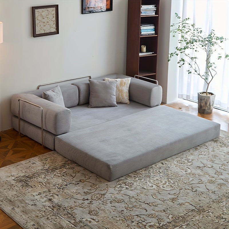 bed foam mattress corduroy upholstery