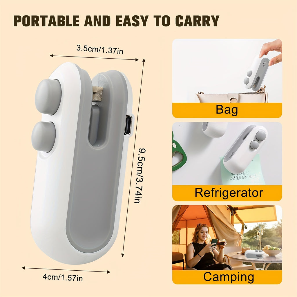 buy 1 get 1 free total 2pcs mini bag sealer usb c