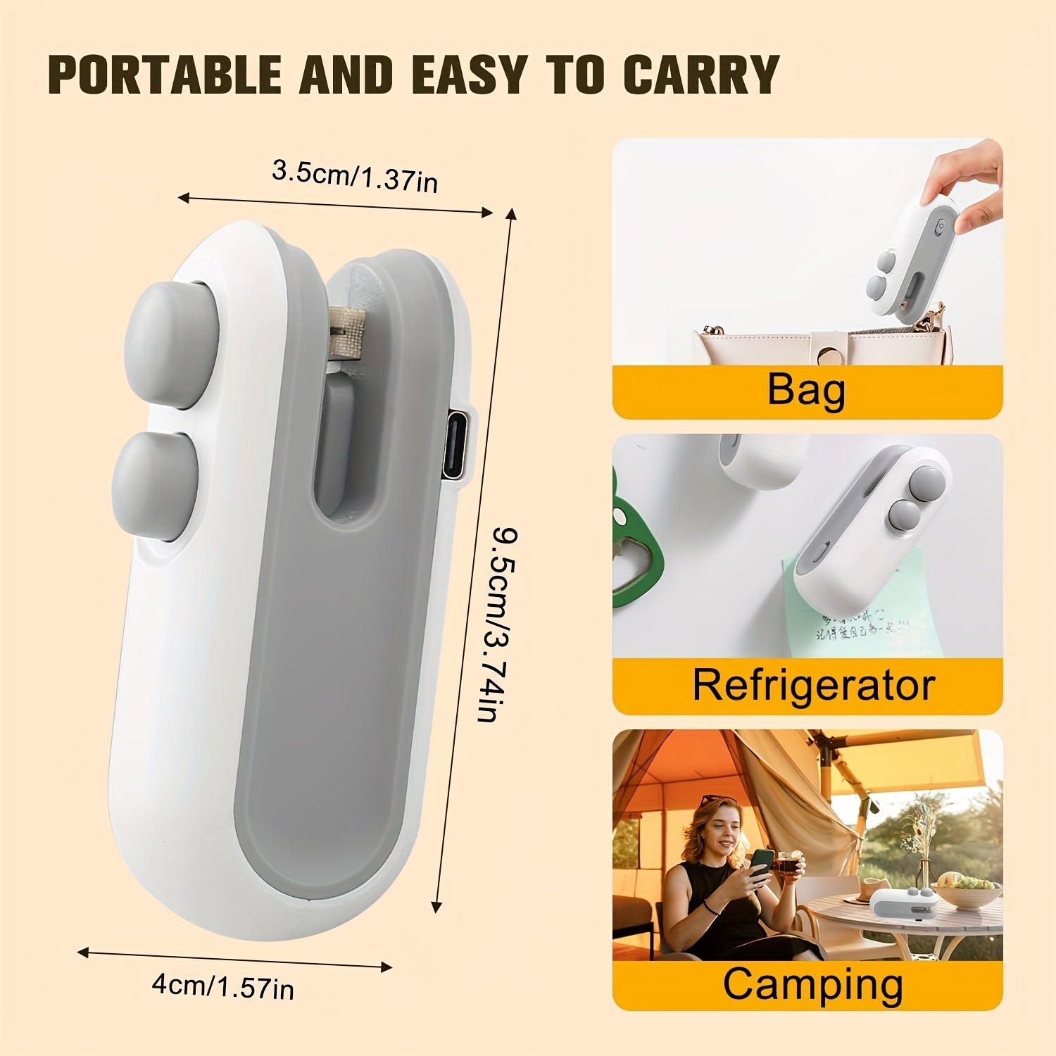 buy 1 get 1 free total 2pcs mini bag sealer usb c