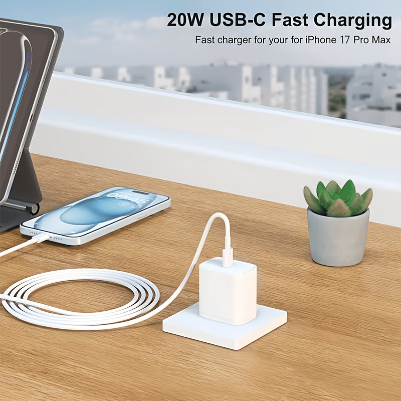 20w usb c fast phone charger type c power adapter 2 port