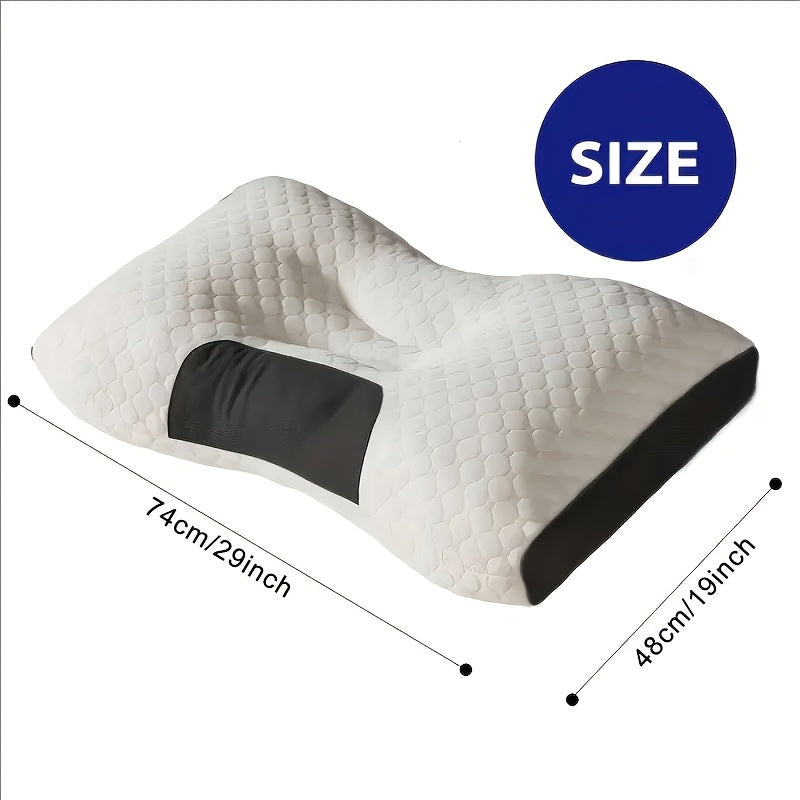2pcs neck pillow designed soft an ergonomic contour pillow