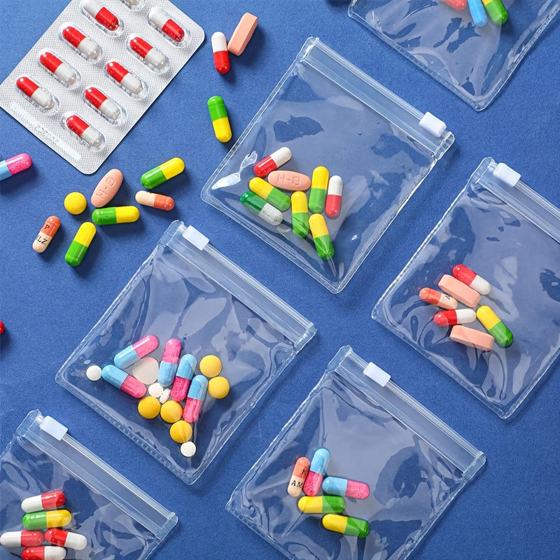 27 14 7 5pcs reusable zipper pill bag set self seal