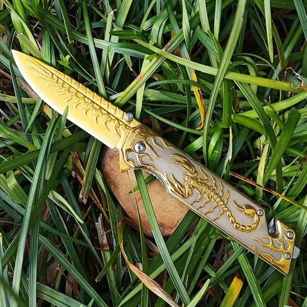 pattern folding knife outdoor camping pocket knife