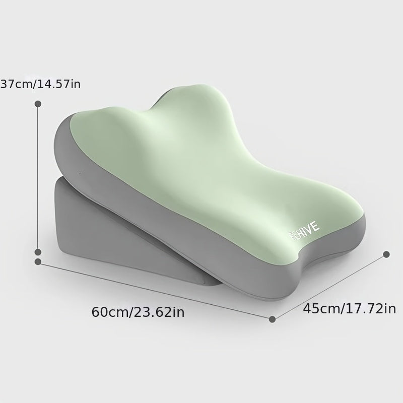 ergonomic bed wedge pillow adjustable memory foam backrest