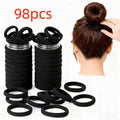 49 98pcs   hair tie super elastic hair rope durable