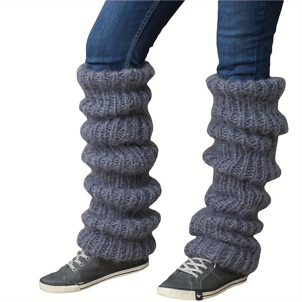 plus size thick long tube knee socks womens fashion casual