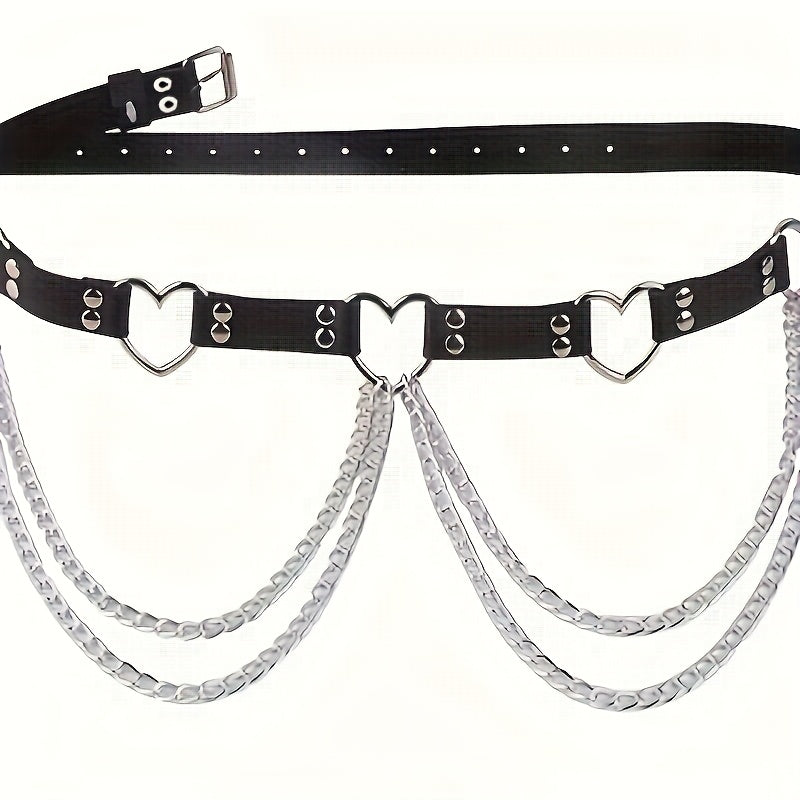 multiple sizes   womens gothic punk fashion heart