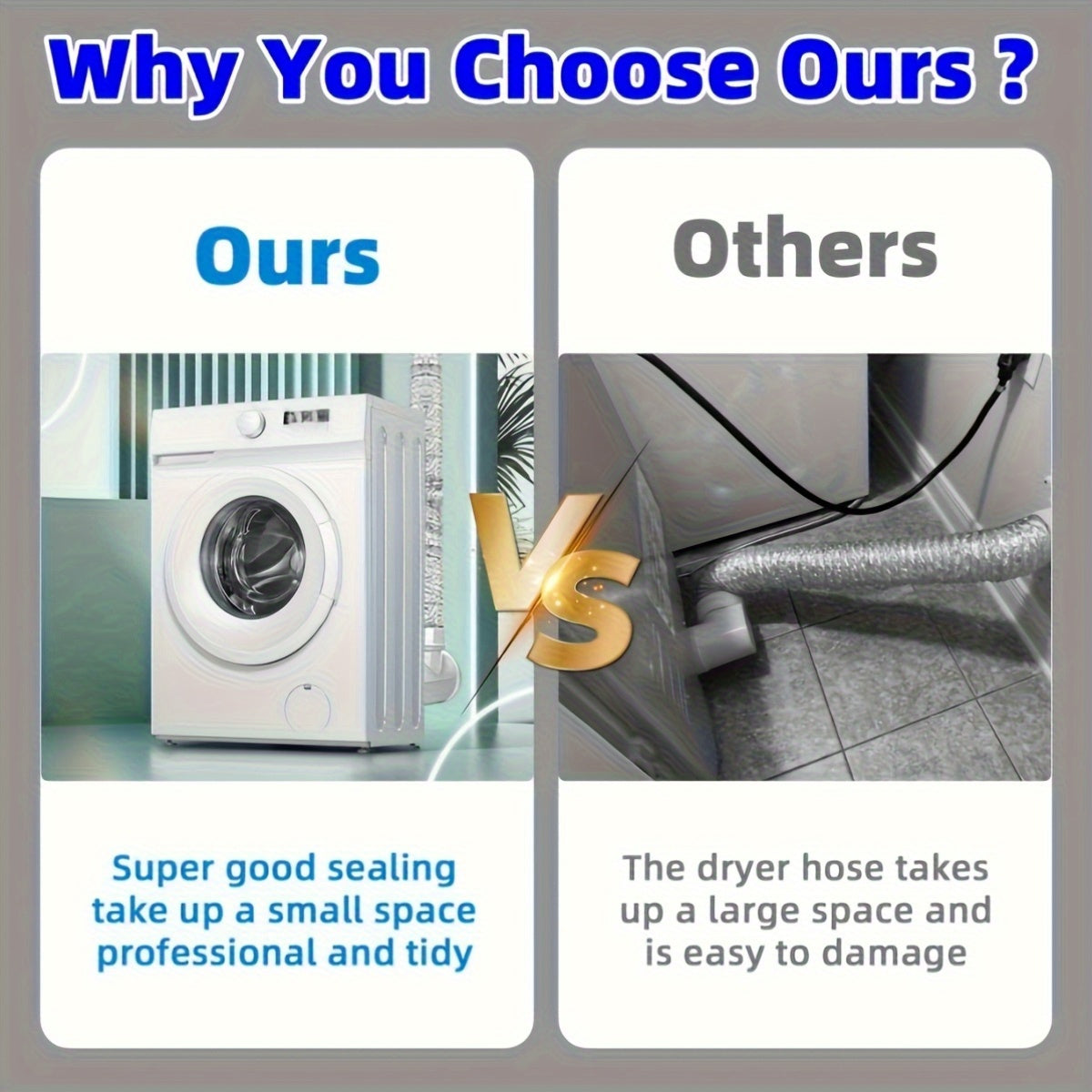 laundry dryer duct connection kit suitable standard 4inch