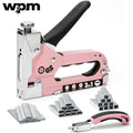 heavy duty 3 in 1 manual staple gun brad nailer kit staple
