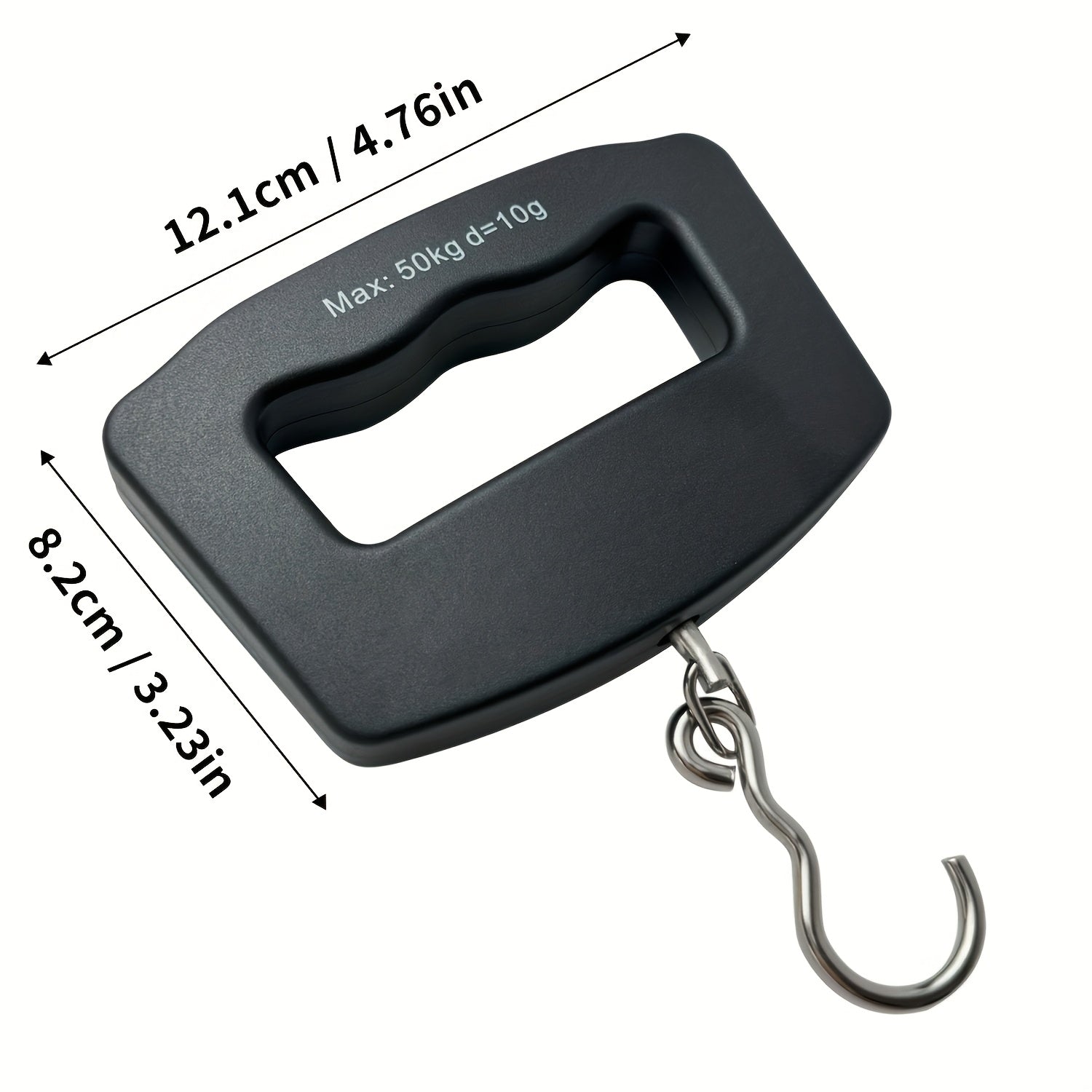 1pc 110 lbs 50 kg digital hand luggage hanging scale