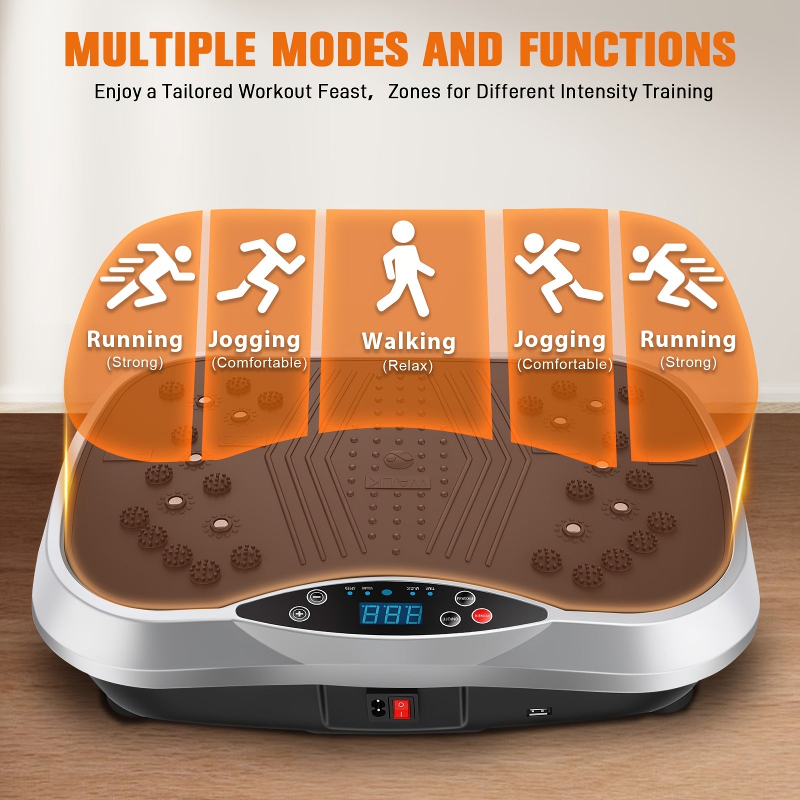 vibration plate exercise machine full body workout vibration