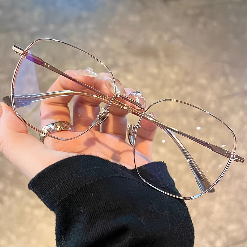high quality fashionable glasses metal frame men women