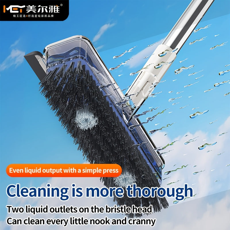 4 in 1 v shaped floor scrub brush liquid storage
