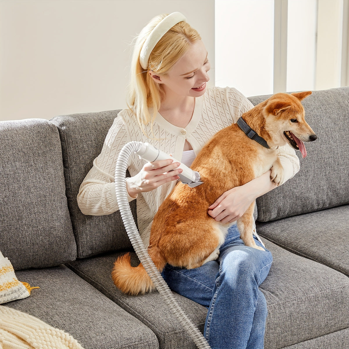 pet grooming vacuum kit 5 in 1 vacuum suction