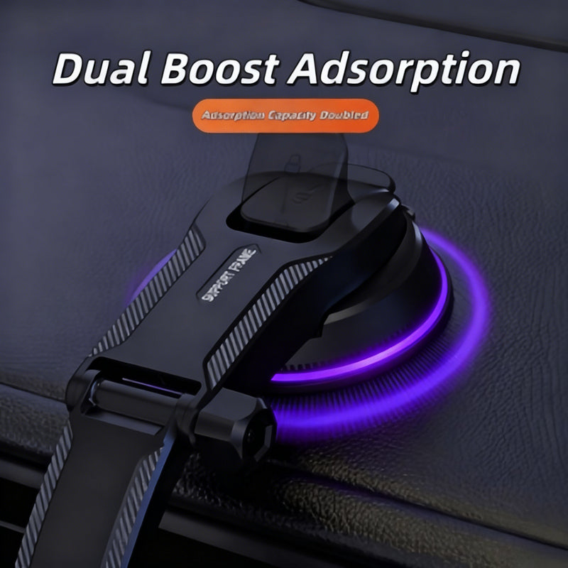 car mounted waterfall style phone holder a powerful suction
