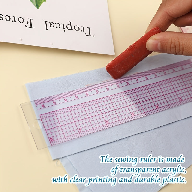 plastic l shaped ruler curve sewing measurement tailor craft