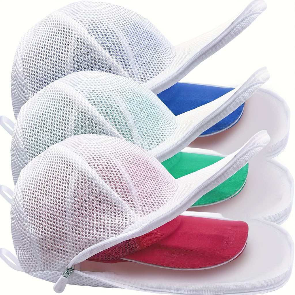 3 pack washing machine hat cleaning cage zipper protects