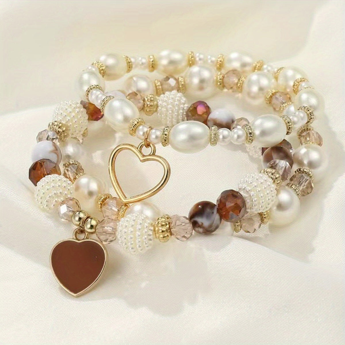 5pcs bracelet   pearl handmade beading bohemian fashion