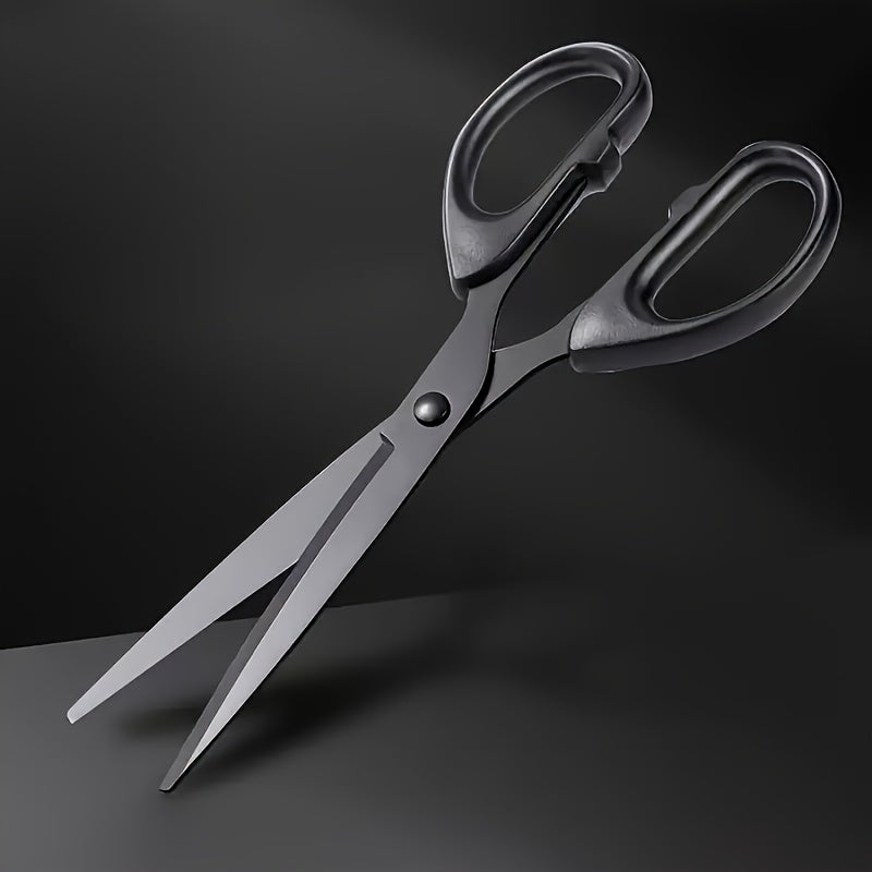 2 black rust proof metal scissors sharp   comfortable