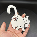 1pc 3d printed cat   bread clip 3d printed