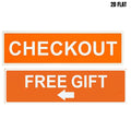 2d flat 2d flat 2d flat 2pcs 2d flat   sign high