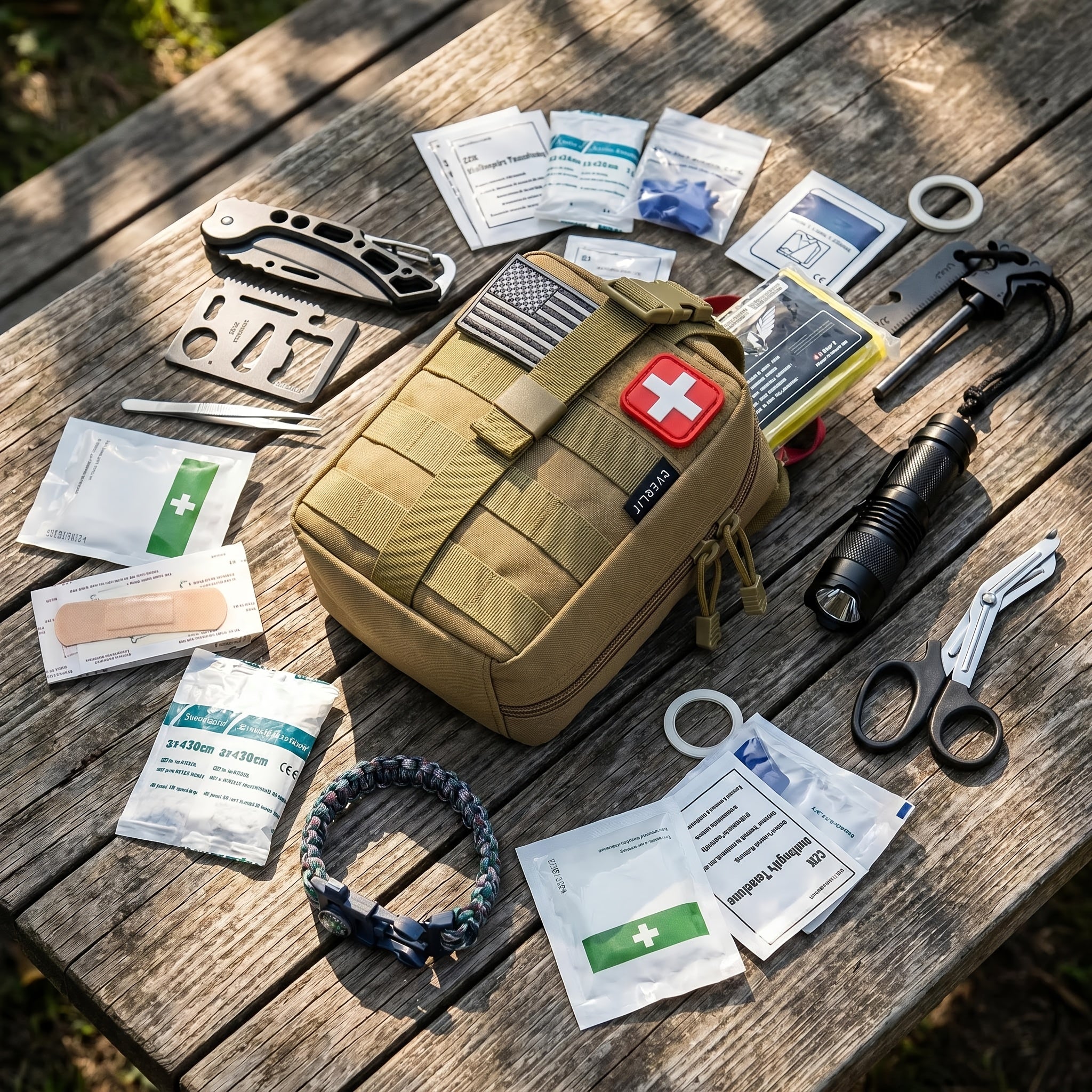 first aid kit 248pcs survival gear first aid kit