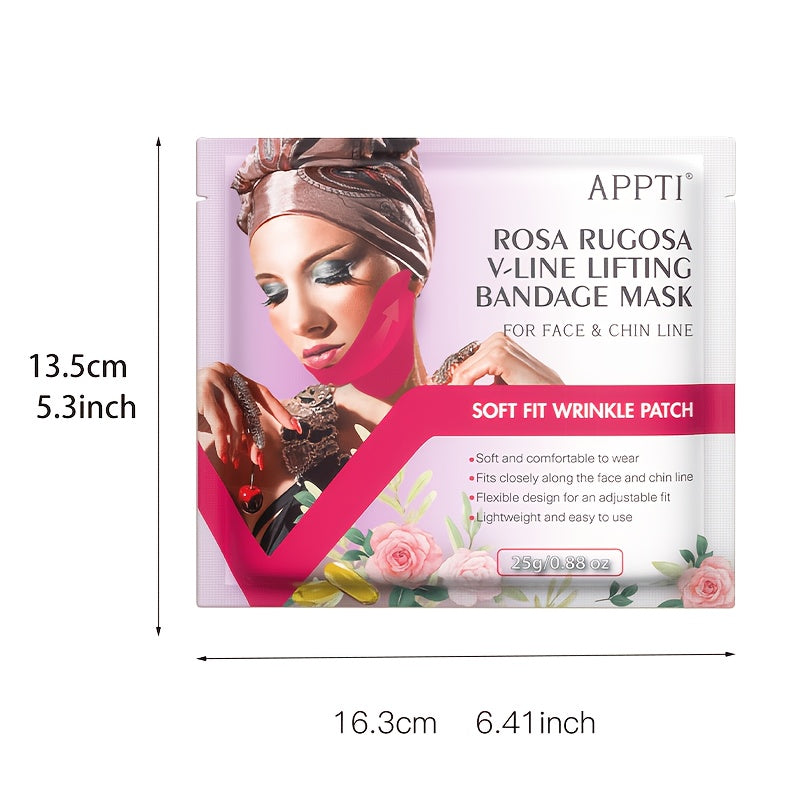 v line lifting face mask face neck wrinkle patches neck mask