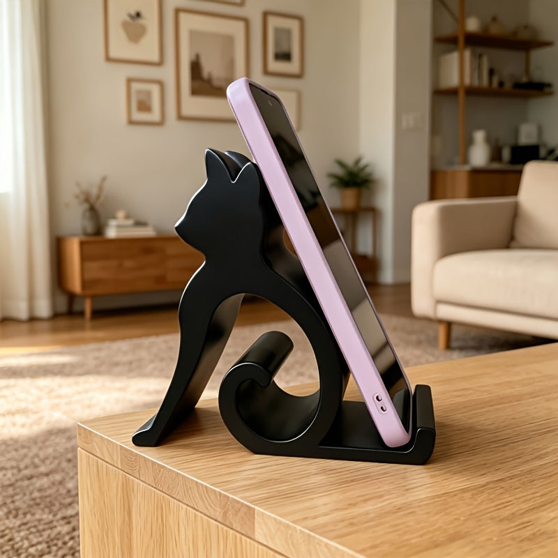cute cat phone holder universal lazy bracket phone tablet