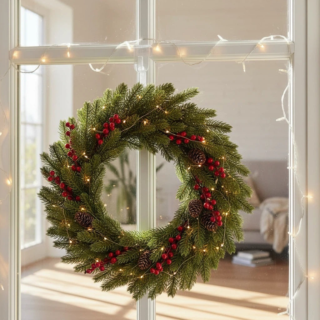 10pcs set transparent curtain hook acrylic flower wreath