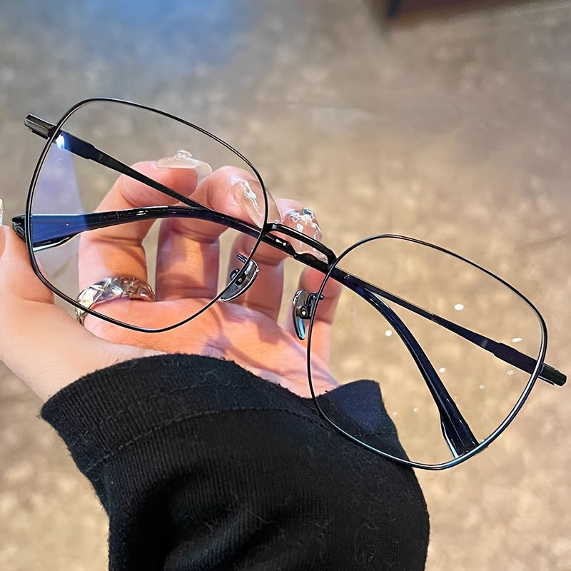 high quality fashionable glasses metal frame men women